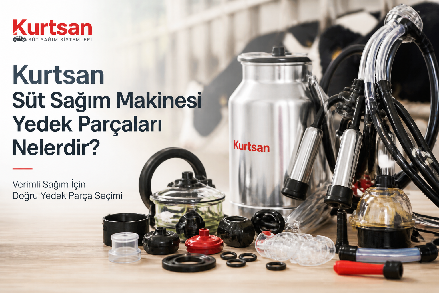 Kurtsan Süt Sağım Makinesi Yedek Parçaları Nelerdir?