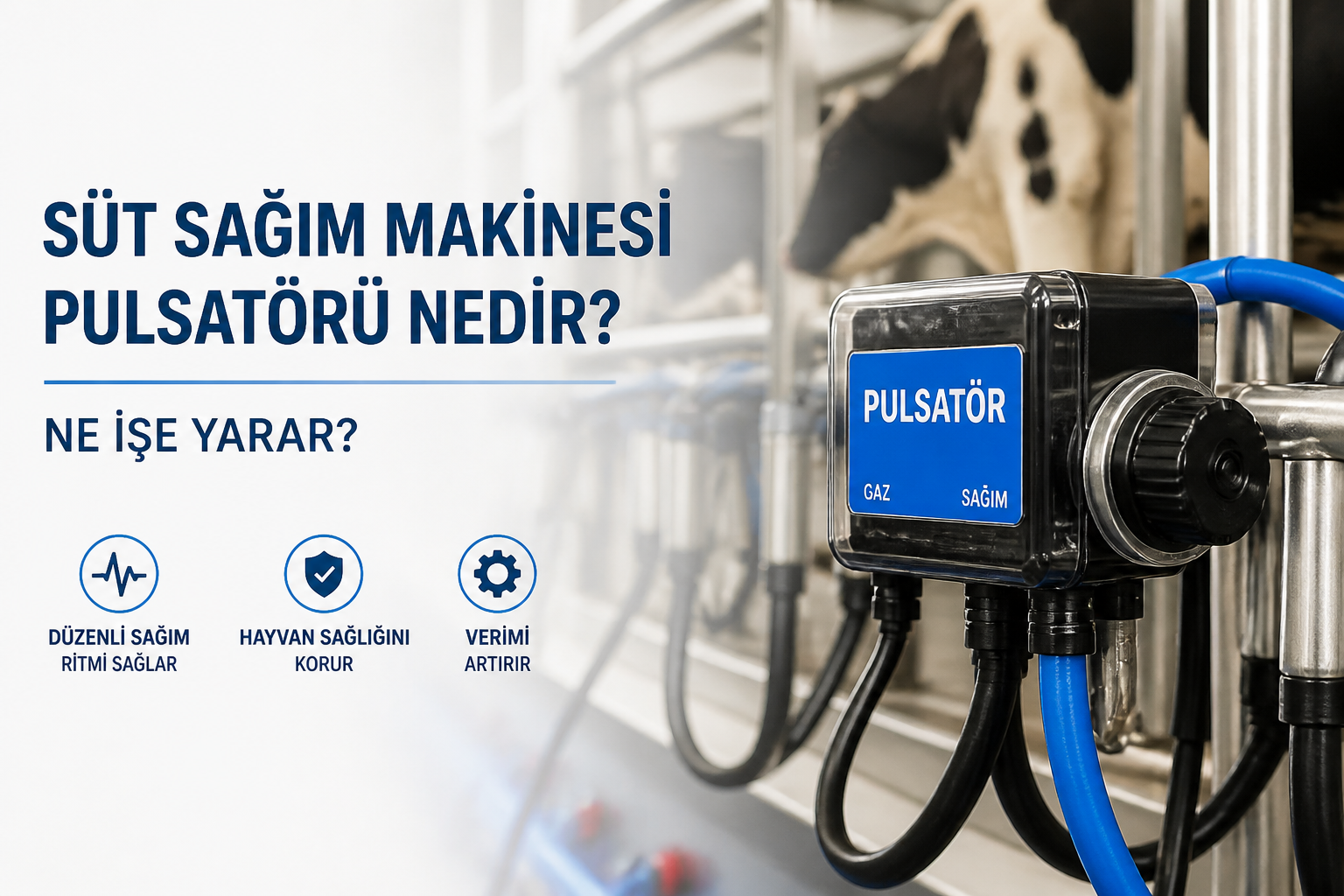Süt Sağım Makinesi Pulsatörü Nedir? Ne İşe Yarar?