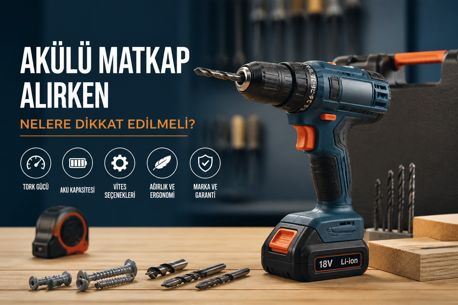 Akülü Matkap Alırken Nelere Dikkat Edilmeli?