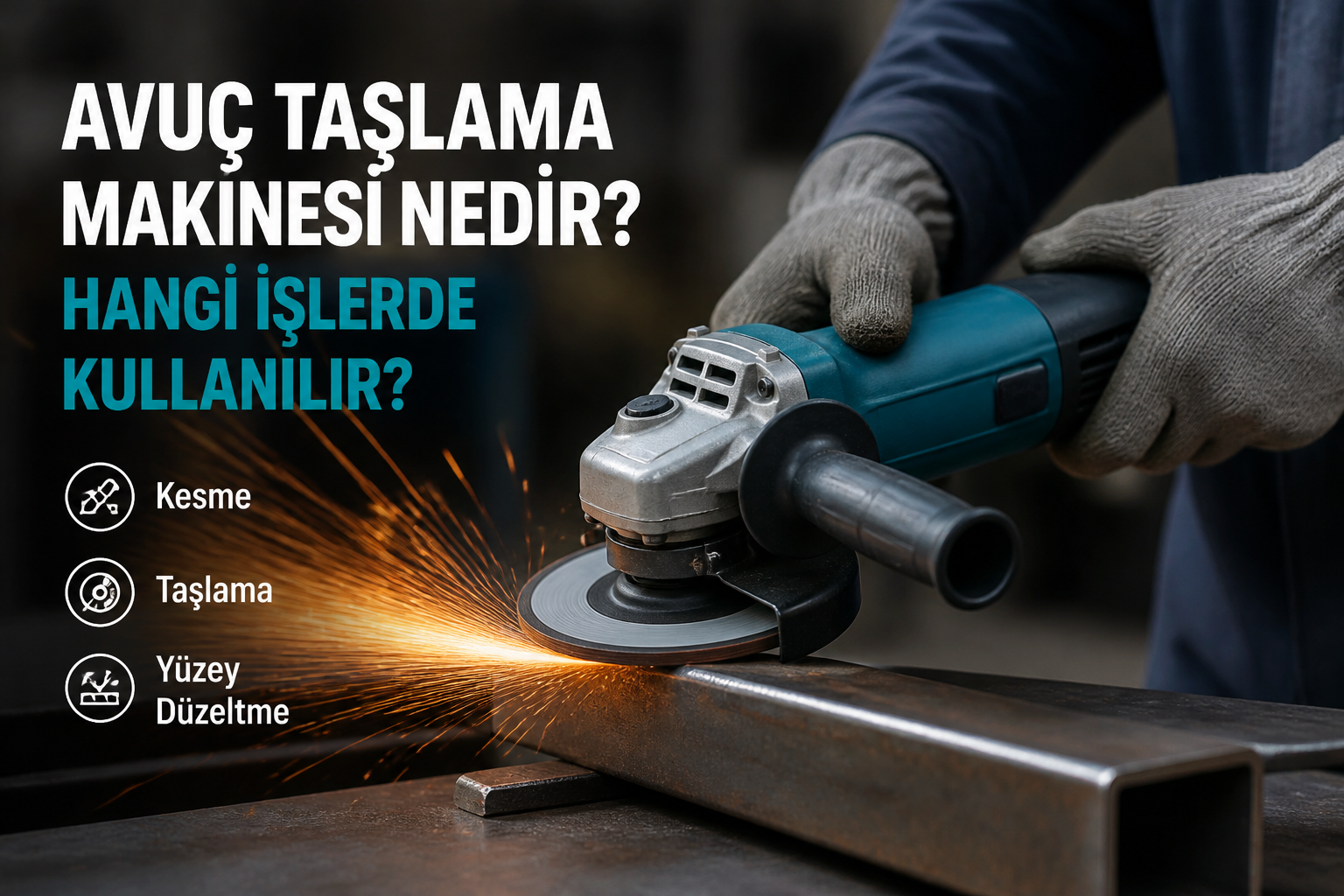 Avuç Taşlama Makinesi Nedir? Hangi İşlerde Kullanılır?