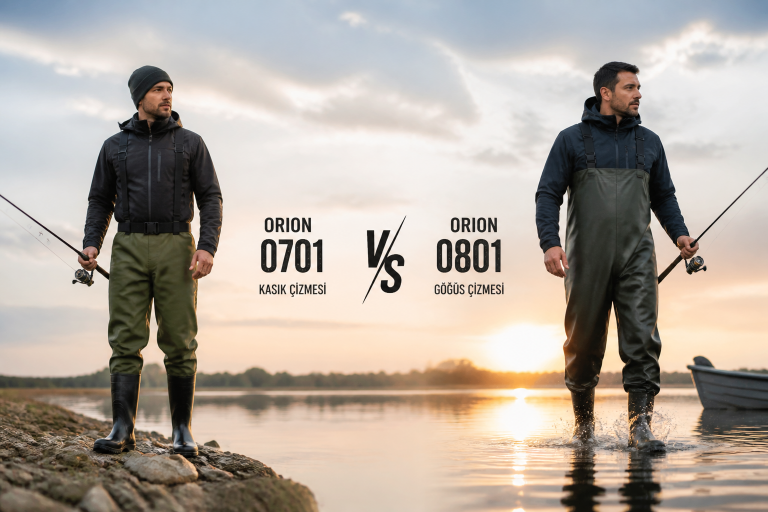 Balıkçılıkta Kasık Çizmesi mi Göğüs Çizmesi mi? Polly Boot Orion 0701 ve 0801 Karşılaştırması