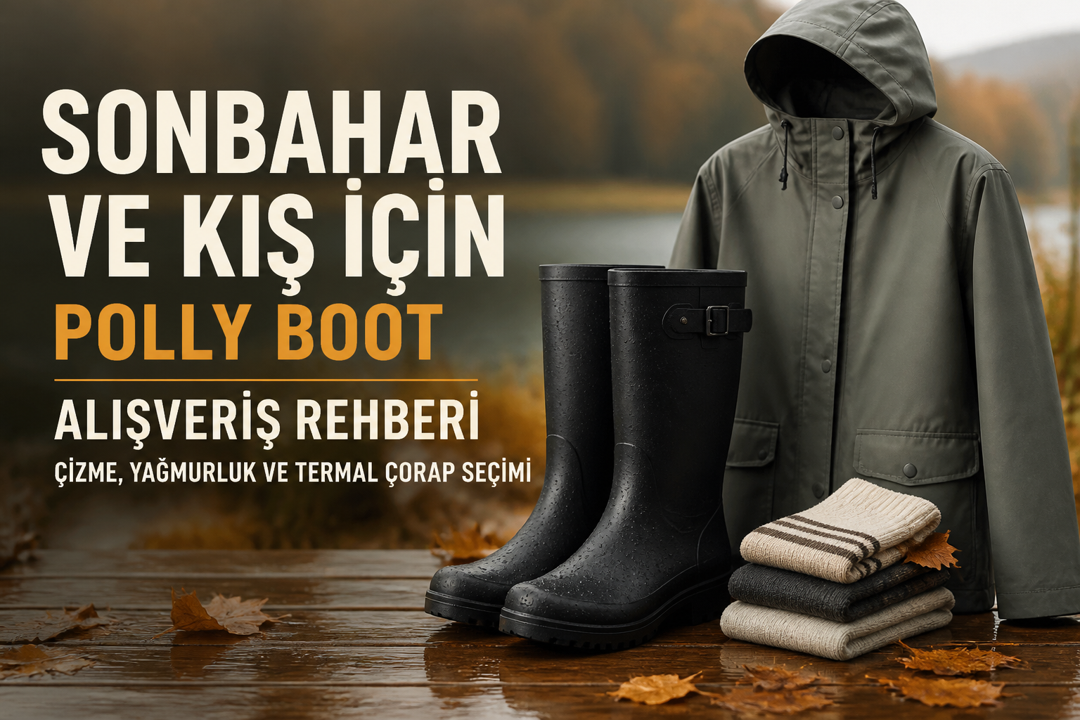 Sonbahar ve Kış İçin Polly Boot Alışveriş Rehberi: Çizme, Yağmurluk ve Termal Çorap Seçimi