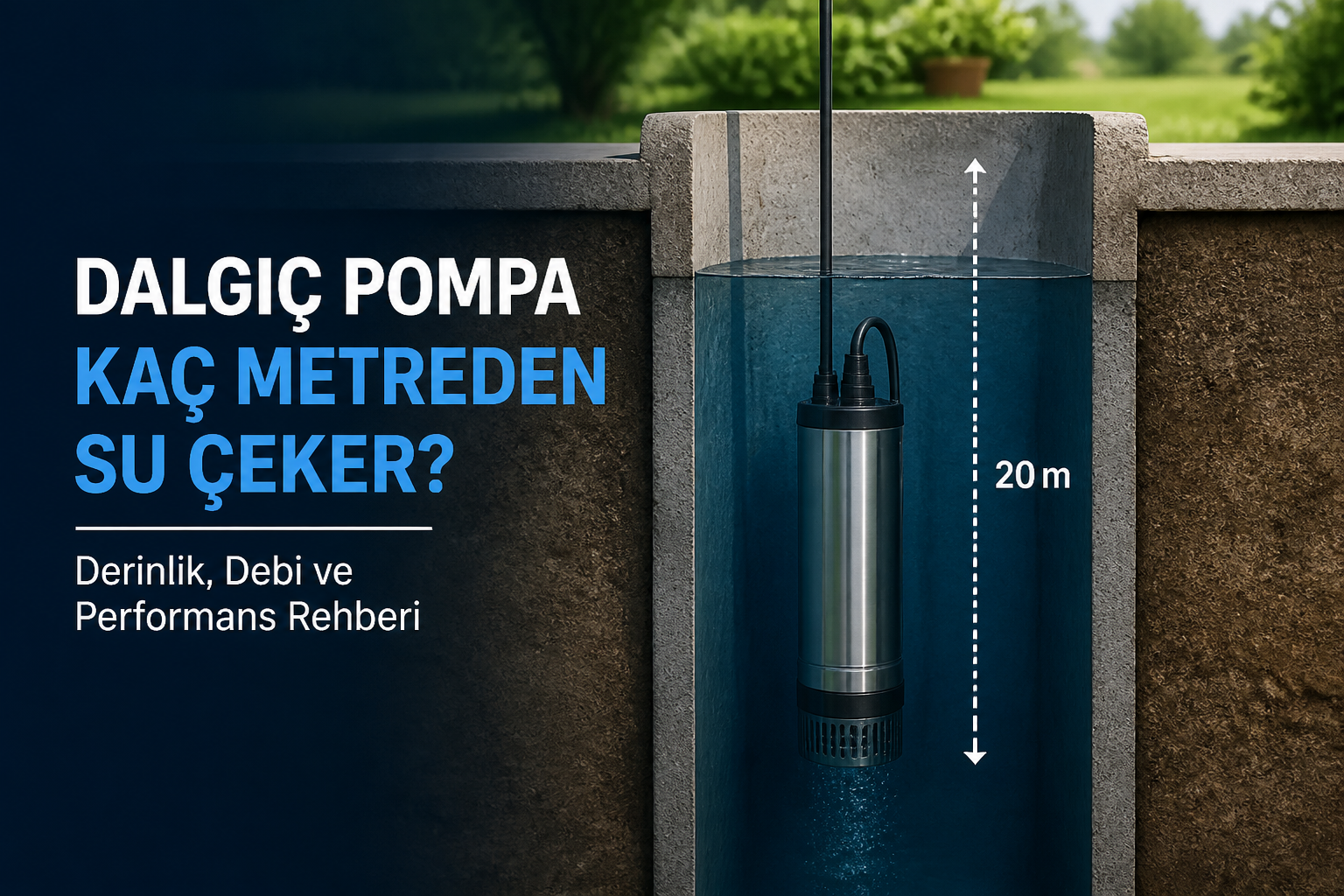 Dalgıç Pompa Kaç Metreden Su Çeker?
