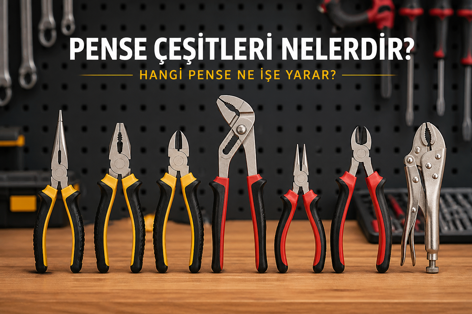 Pense Çeşitleri Nelerdir? Hangi Pense Ne İşe Yarar?