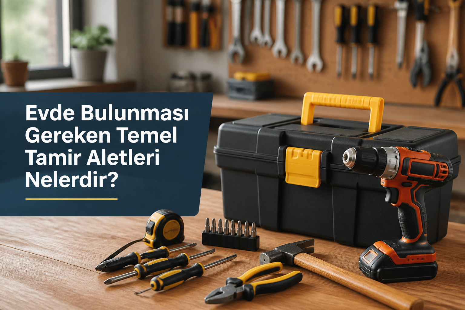 Evde Bulunması Gereken Temel Tamir Aletleri Nelerdir?