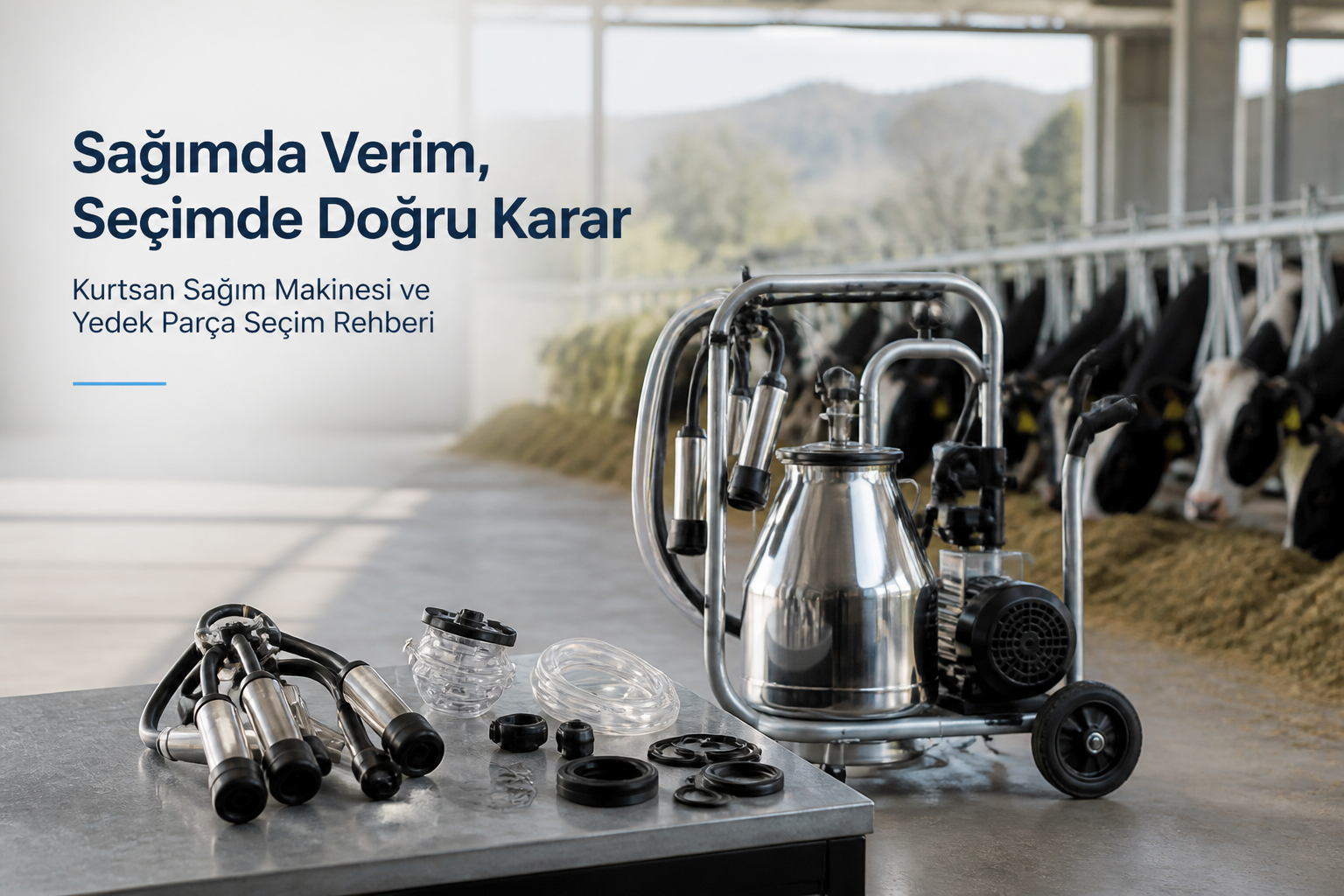 Kurtsan Sağım Makinesi ve Yedek Parça Seçim Rehberi